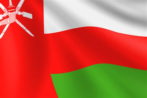 Flag Of Oman Omani Flag Vector Flag Background Stock Illustration Stock Illustration - Download ...