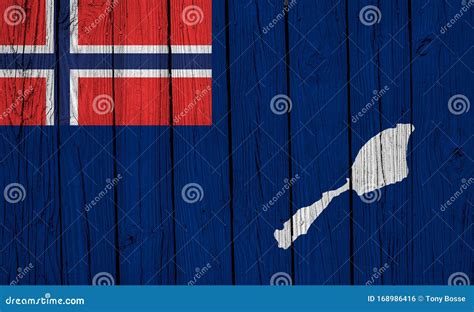 Jan Mayen Flag Over Wood Planks Stock Photo - Image of mayen, norwegian ...