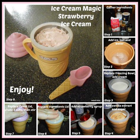 Ice Cream Magic: Home-Made Ice Cream in Minutes! Review - Bullock's Buzz