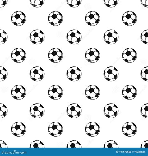 Soccer ball pattern vector stock vector. Illustration of leather ...