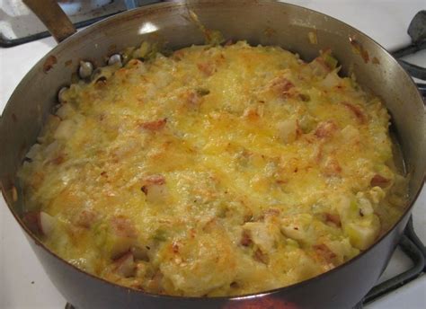 Potato Cabbage Cheese Casserole Recipe