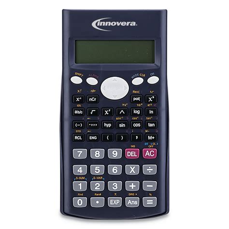 Innovera 15969 Scientific Calculator, 240 Functions, 10-Digit LCD, Two Display Lines -IVR15969 ...