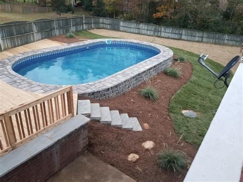 Semi-In Ground Pools, Partial In Ground, Hybrid Pool Nashville, Clarksville | Inground pool cost ...