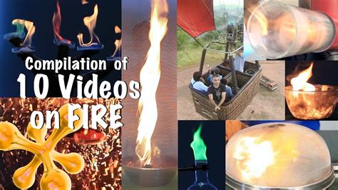 10 Experiments on Fire | dArtofScience - YouTube