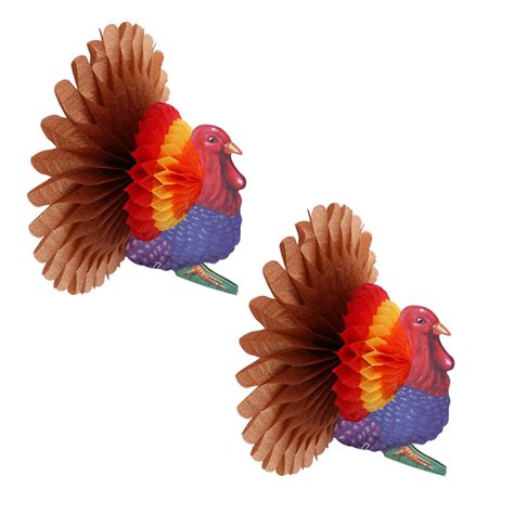 Thanksgiving Turkey Decorations Party Supplies – Pack of 2 | Paper ...