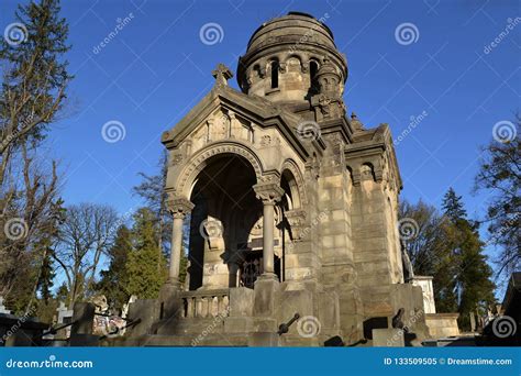 Old chapel in the cemetery stock image. Image of structure - 133509505