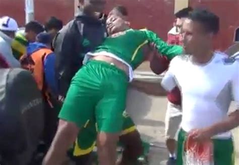 Peruvian footballer beaten up - Mirror Online