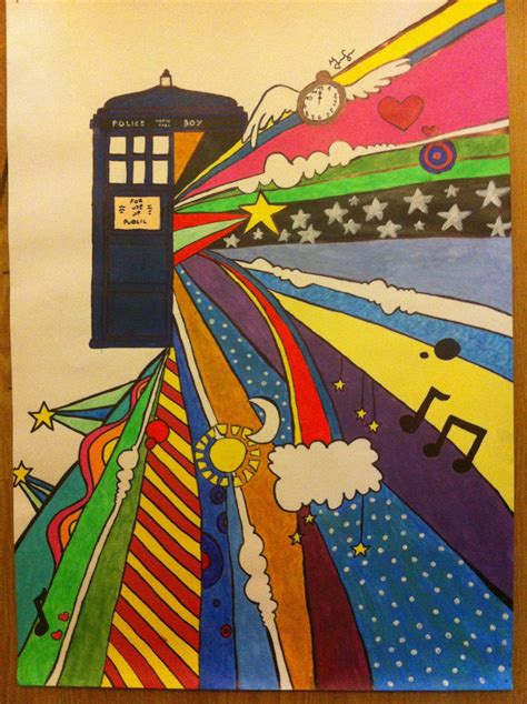 My 17 yo sister made this fan-art. Hope you guys enjoy! : doctorwho