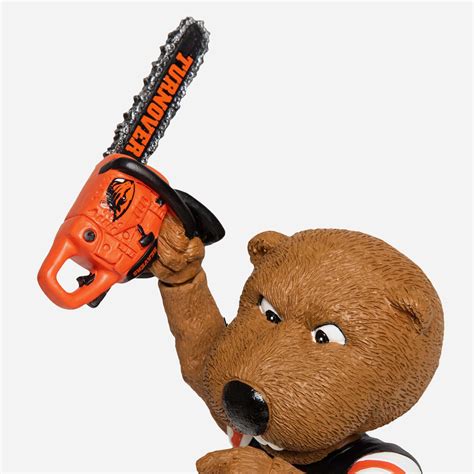 Benny Beaver Oregon State Beavers Turnover Chainsaw Bobblehead FOCO