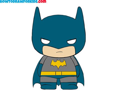 How to Draw Batman - Easy Drawing Tutorial For Kids