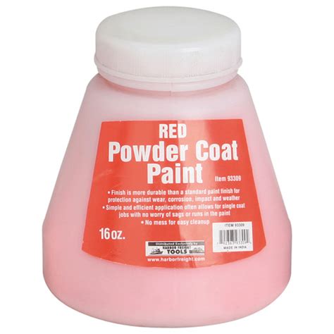 16 Oz. Powder Coat Paint, Red