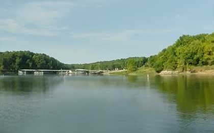 Fishing Blue Springs Lake, MO