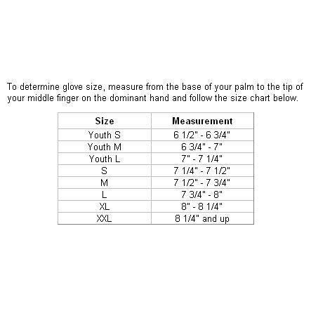 Glove Sizing Chart