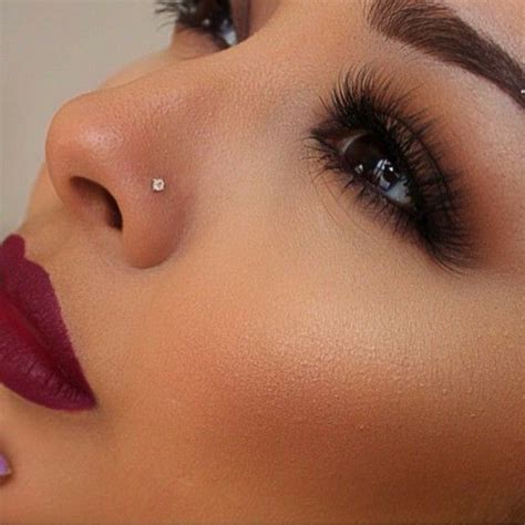 Pin by Alicia on custom jewelry | Nose piercing stud, Cute nose ...