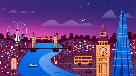 London Animated Background - 1600x900 Wallpaper - teahub.io