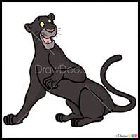 Bagheera Cartoon Character - Dusolapan