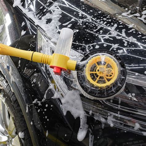 Car Wash Kit 360 Degree Rotating Car Wash Brush Long Handle Car Wash Brush Hose Attachment ...