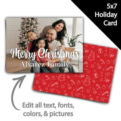 Holiday Card 5x7 including Envelope - WeHa Print