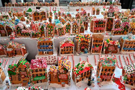 World's Largest Gingerbread Village is On Display in New York City