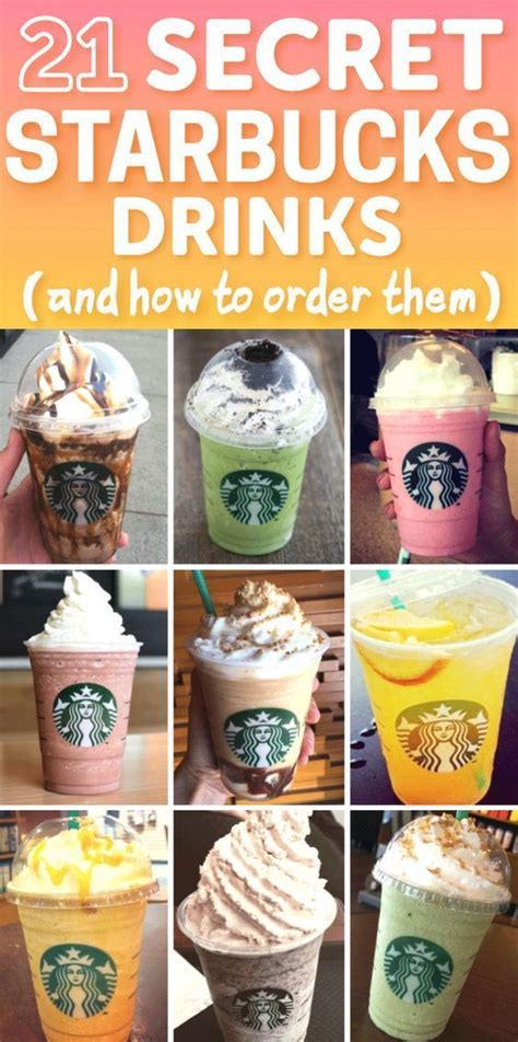 Starbucks Secret Menu Items and How to Order Them (2019 Update) | Starbucks recipes, Starbucks ...