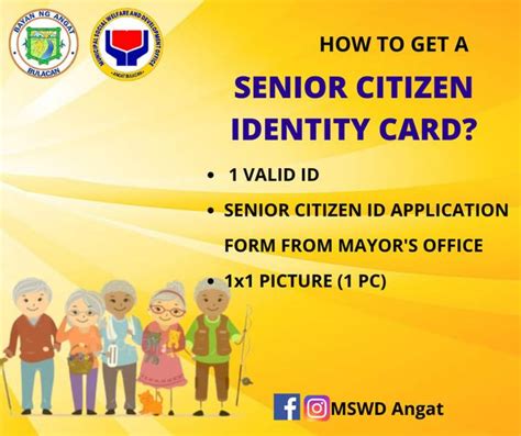 Requirements for SENIOR CITIZEN ID