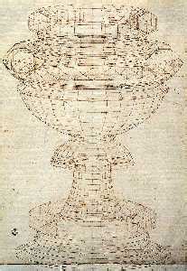 Perspective Study of a Chalice by Paolo Uccello (1397-1475, Italy ...