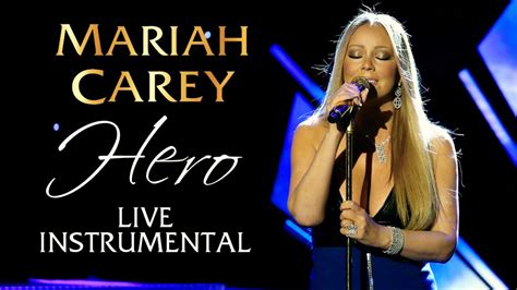 RARE - Mariah Carey - Hero LIVE INSTRUMENTAL - YouTube