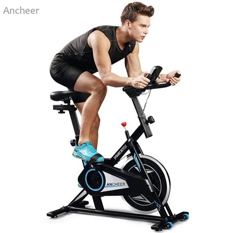 ANCHEER Exercise Bike Bicycle Cycling Spinning Bike Trail Training Apparatus Stationary Bicycle ...