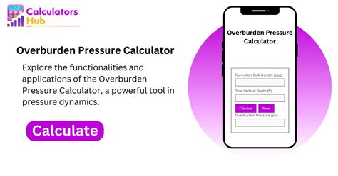 Overburden Pressure Calculator - CalculatorsHub