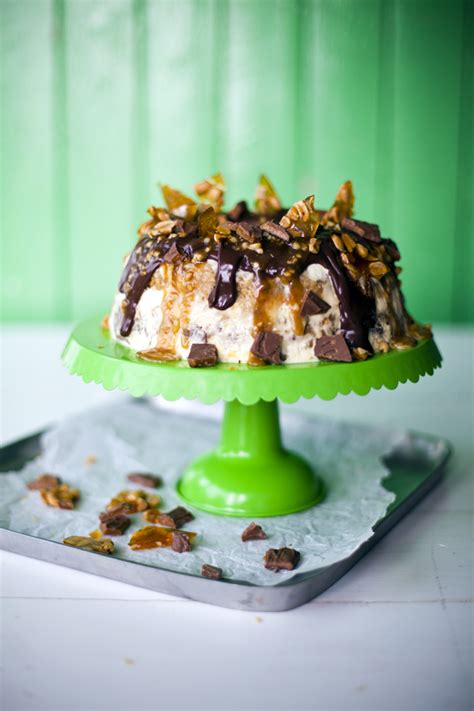 Donal Skehan | Dime Bar Bombe with Millionaire’s Drizzle