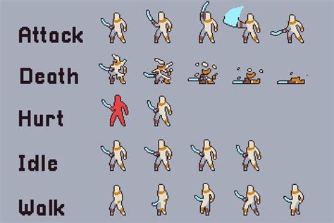 Free Desert Enemy Sprite Sheets Pixel Art - CraftPix.net | Pixel art, Pixel art characters ...