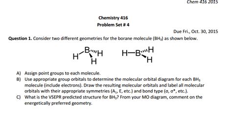 Solved Consider two different geometries for the borne | Chegg.com