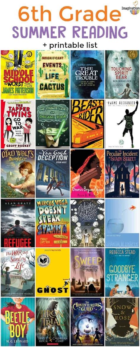 55 Best 6th Grade Books to Read for Summer (Ages 11 – 12) | Summer reading lists, 6th grade ...