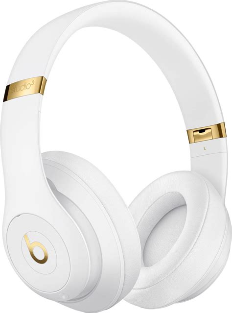 Beats by Dr. Dre Beats Studio³ Wireless Noise Canceling Headphones White MQ572LL/A - Best Buy