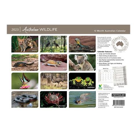 Australian Wildlife 2023 Calendar - Stationery