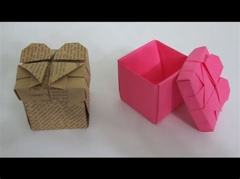 TUTORIAL - How to make an Origami Heart Box - YouTube