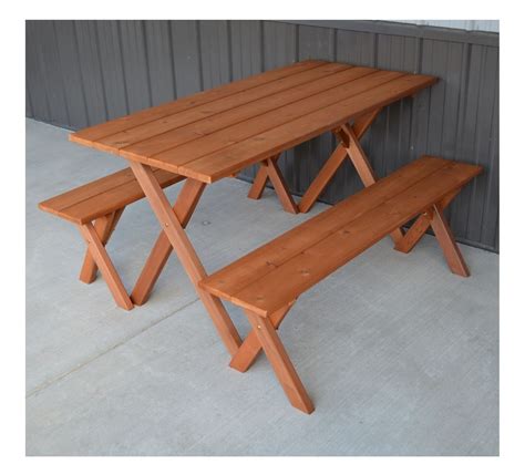 10+ Wooden Picnic Table With Benches