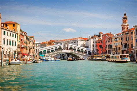 Rialto Bridge over Grand canal in | Architecture Stock Photos ...