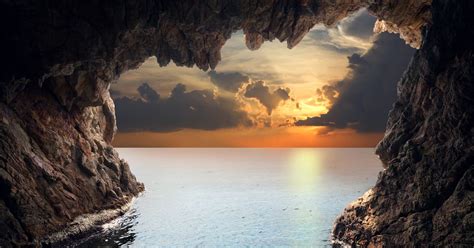 The Wisdom of Fear | Cave photography, Sea cave, Panoramic wall art