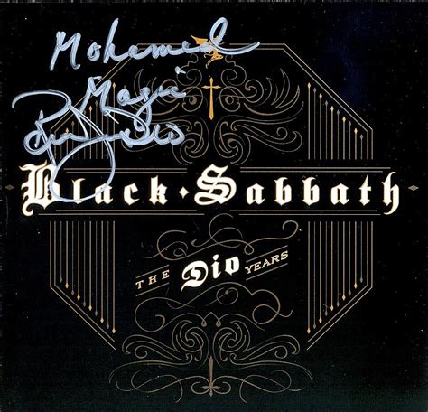 Home of Metal | Black Sabbath – The Dio Years signed