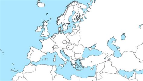 Europe blank map, 16:9 Second world war era, 1939 by Fjana on DeviantArt