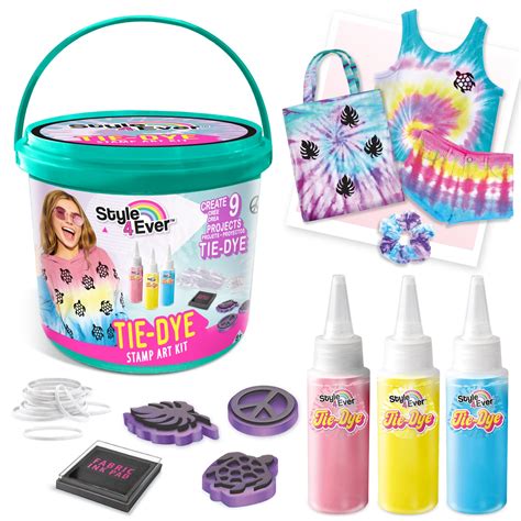 Canal Toys Style 4 Ever Tie Dye Stamp Art Kit - Keywest Internationale Sales Corp.