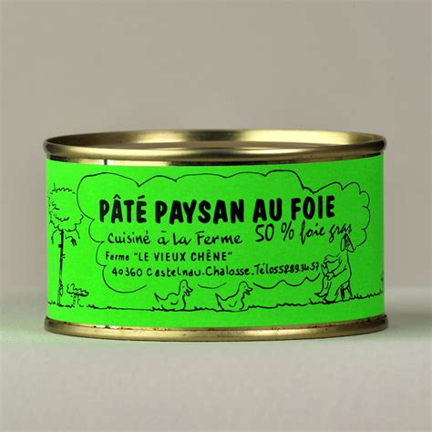 Pâté paysan au foie gras