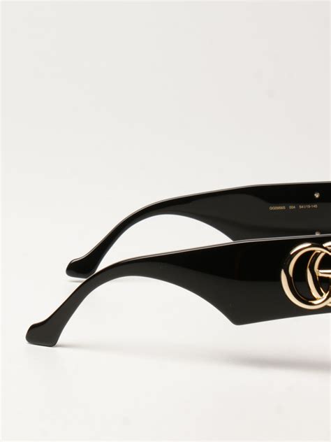 GUCCI: sunglasses in acetate - Black | Glasses Gucci GG0956S GIGLIO.COM