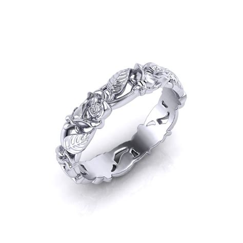 Rose Wedding Ring - Jewelry Designs