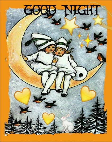 Goodnight | Moon art, Art, Vintage illustration