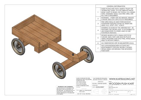 Go Kart Plans Wooden PDF Woodworking