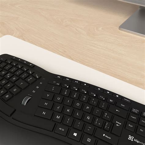 Klip Xtreme Teclado Inalámbrico Ergonómico en Español, KBK-530S ...