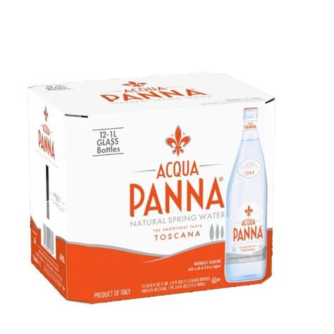 Acqua Panna Mineral Water Glass Bottles (12x1L) - Bevarabia