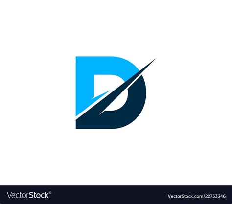 Letter d logo icon design Royalty Free Vector Image